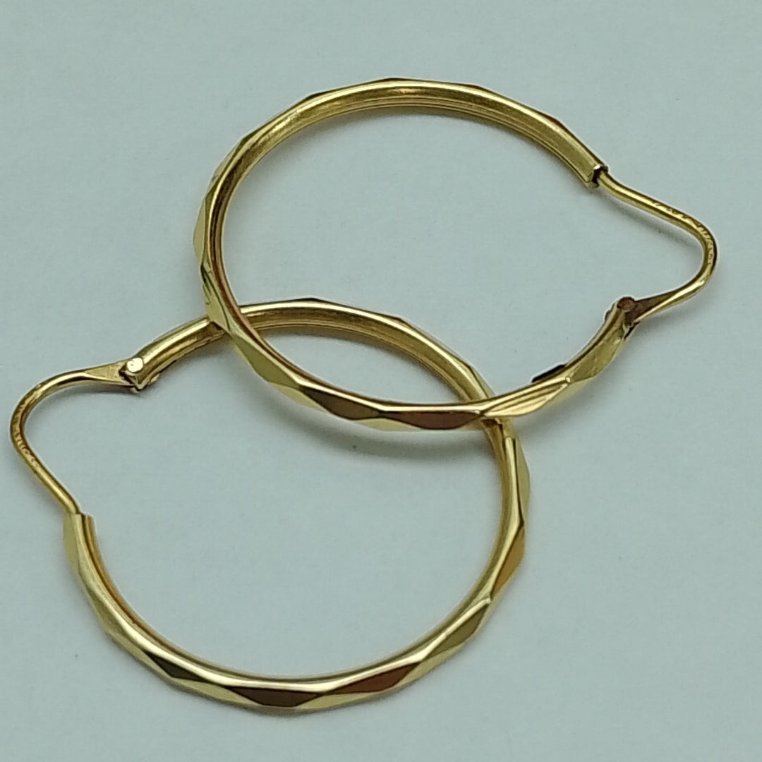 ARRACADAS PAR ORO 10 K 1.6 GRMS (SEMINUEVO)
