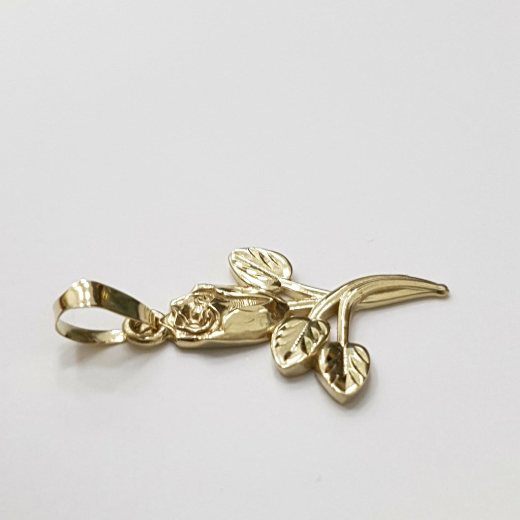 DIJE ROSA 10K 1.4 GR (NUEVO)