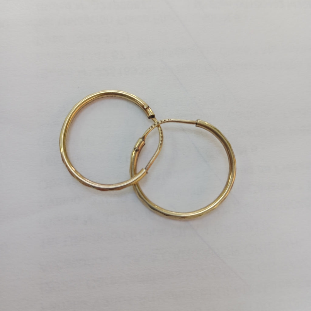 ARRACADAS PAR ORO 14 K 1 GRMS (SEMINUEVO)