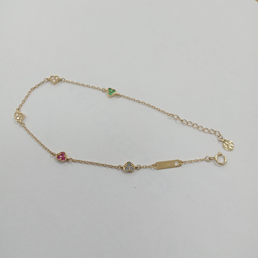 PULSERAS DAMA ORO 14K 1.9 (NUEVO)