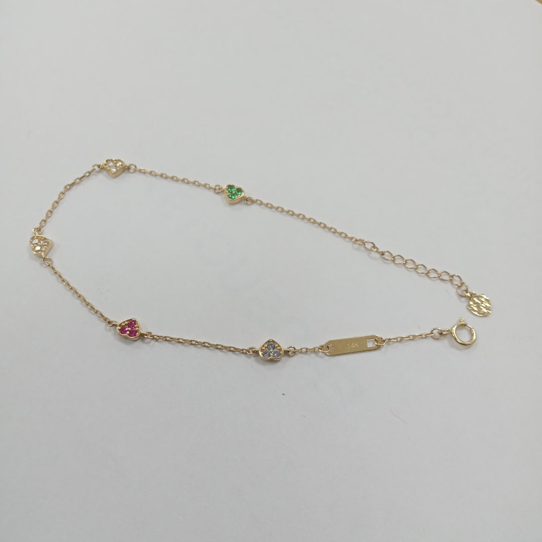 PULSERAS DAMA ORO 14K 1.9 (NUEVO)