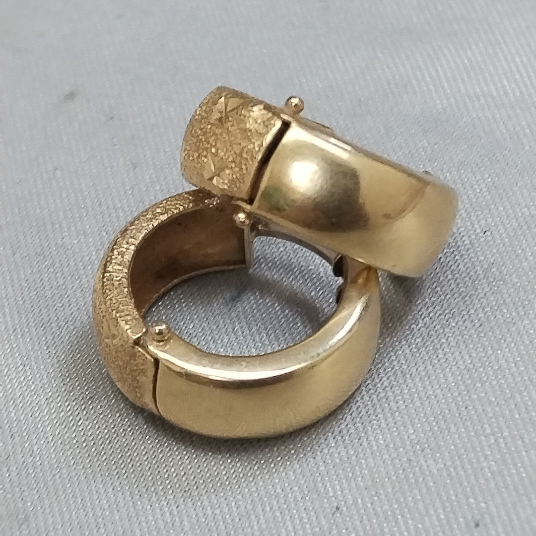 ARRACADAS PAR ORO 14 K 3,30 GRMS (SEMINUEVO)