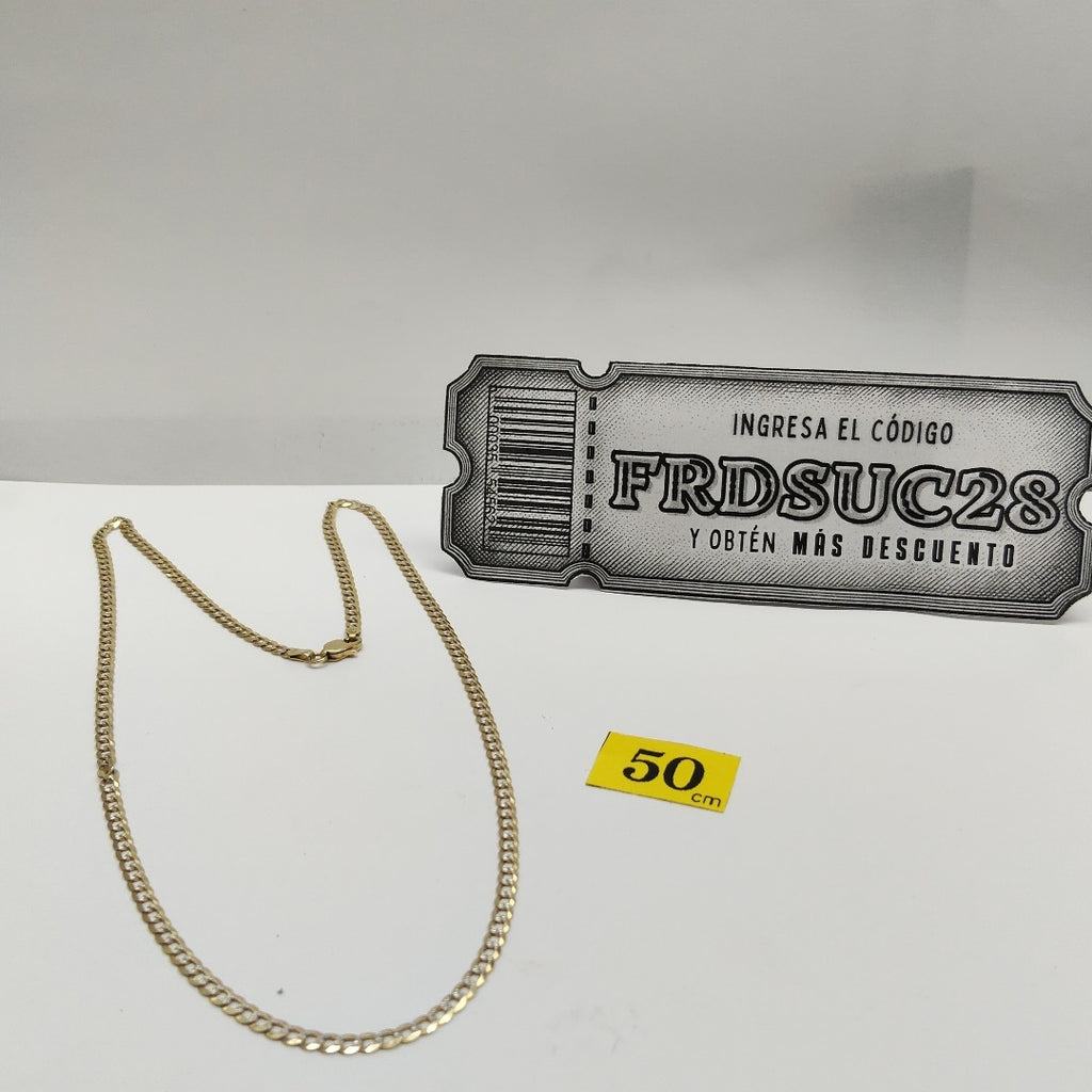CADENA ORO, RODIADO 14 K 6.3 GRMS (SEMINUEVO)
