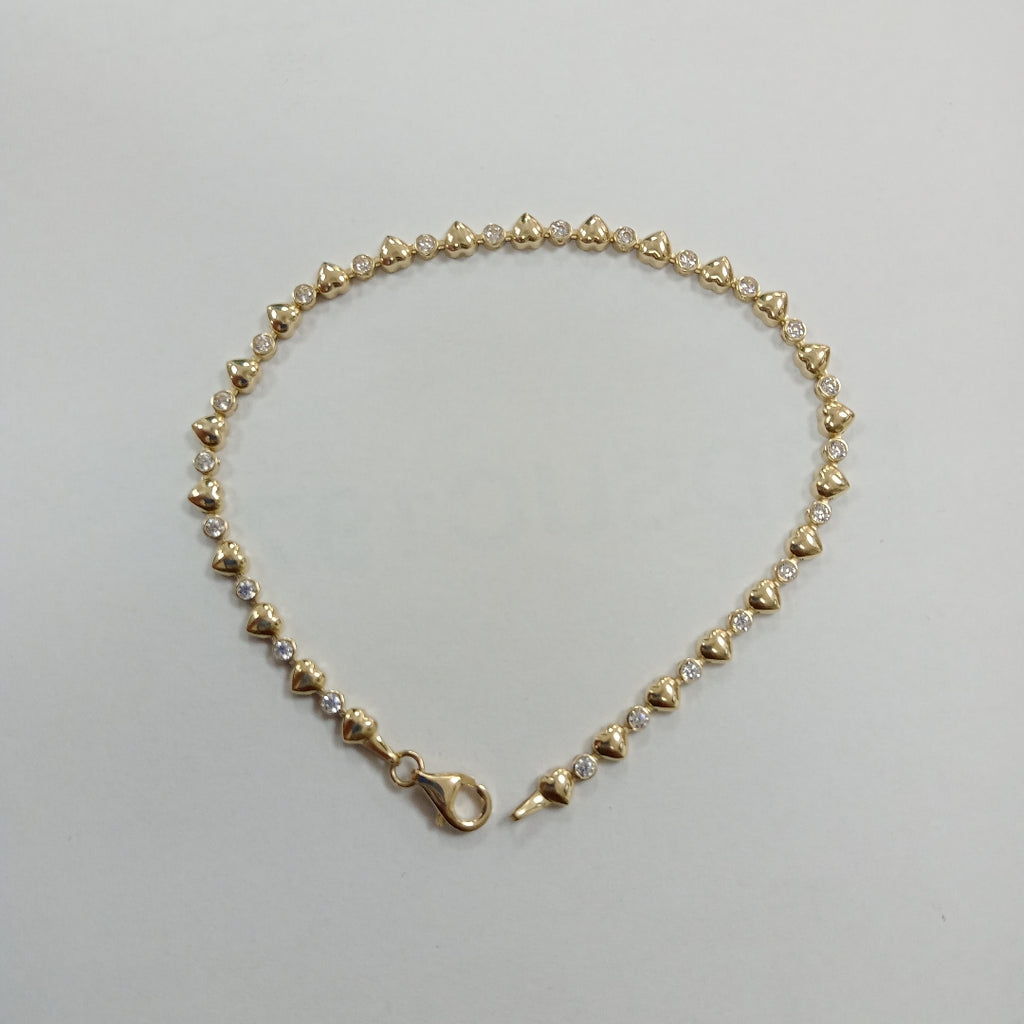 PULSERAS DAMA ORO 14K 3.5 (NUEVO)