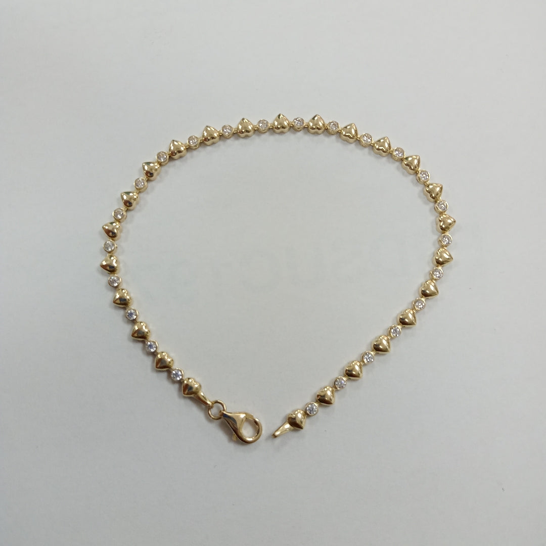PULSERAS DAMA ORO 14K 3.5 (NUEVO)
