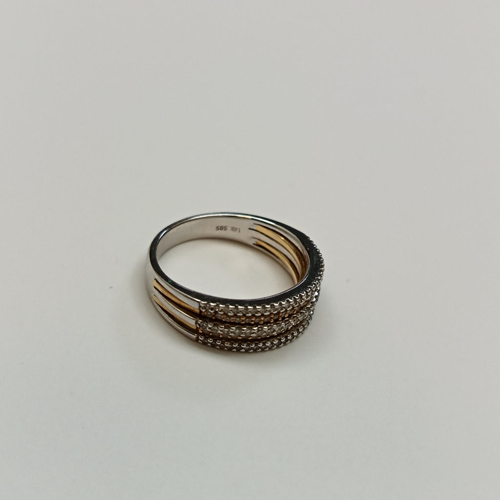 ANILLITO ORO BLANCO 14 K 5,10 GRMS (SEMINUEVO)