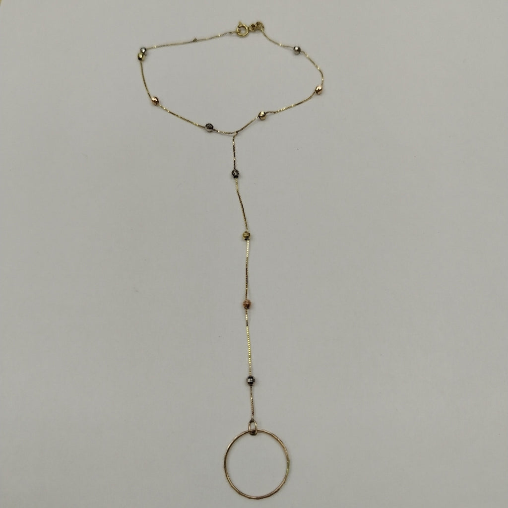 PULSERA ORO, ORO COMBINADO 10 K 1.7 GRMS (SEMINUEVO)