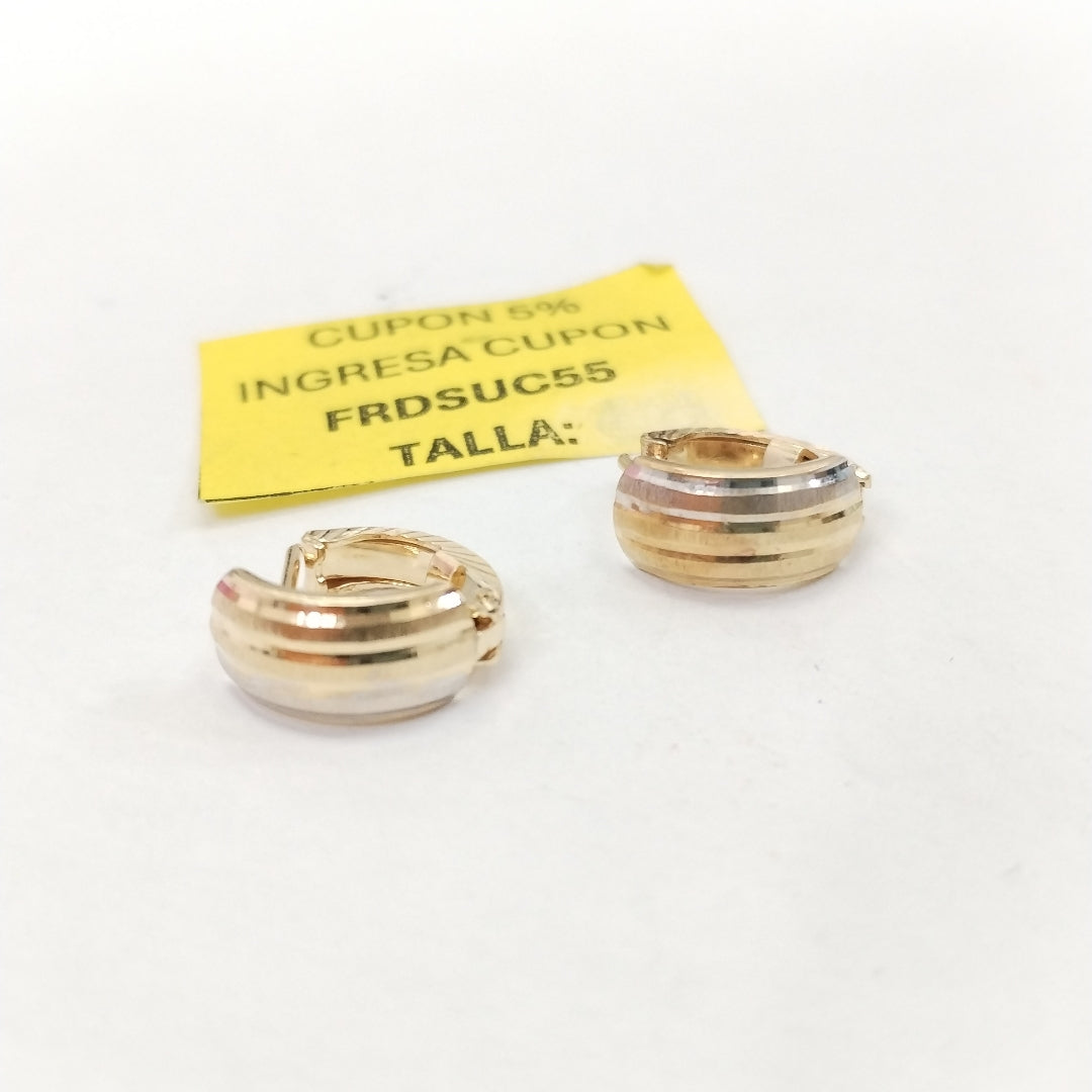ARRACADAS PAR ORO 14 K 2,30 GRMS (SEMINUEVO)