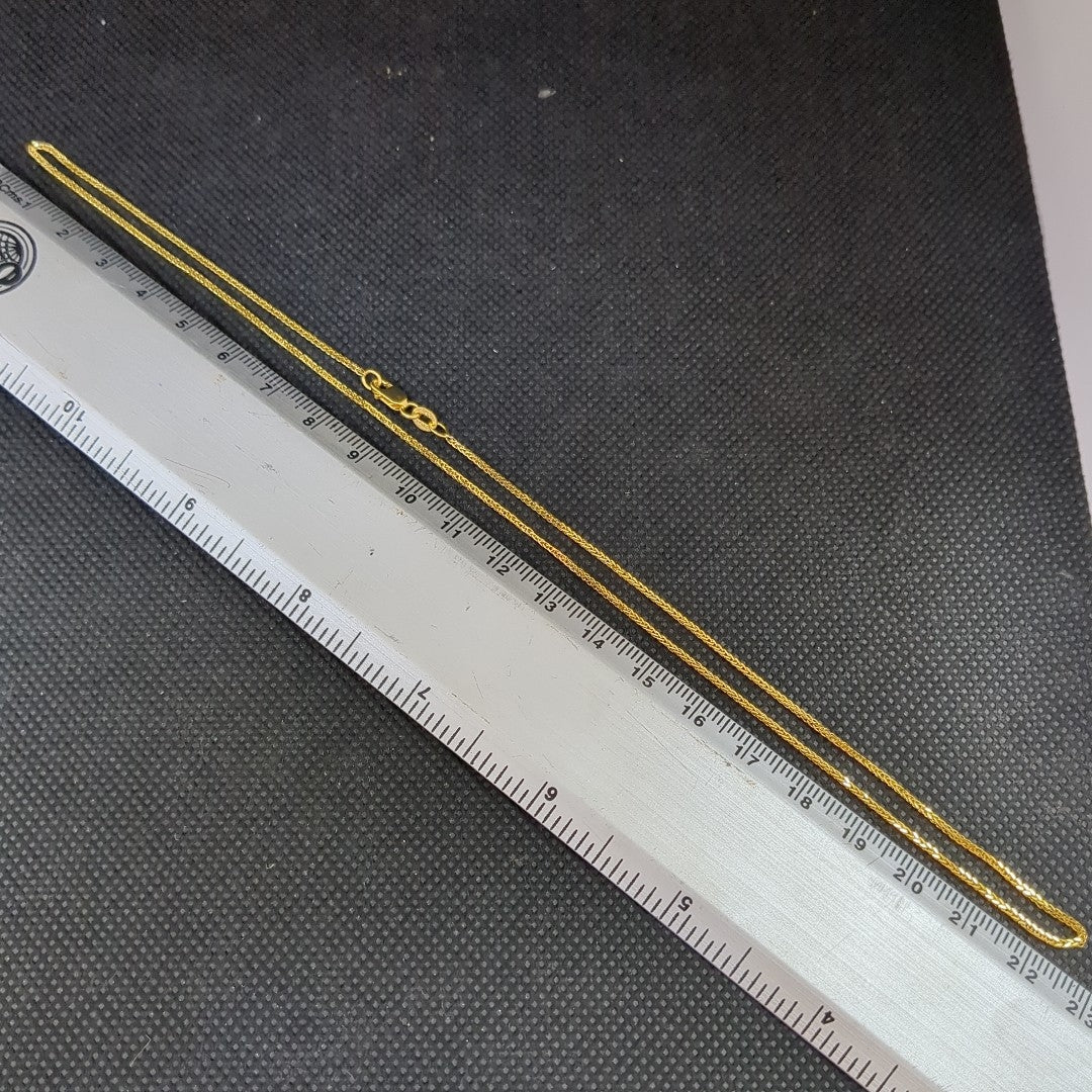 CADENA ORO 14 K 2,60 GRMS (SEMINUEVO)