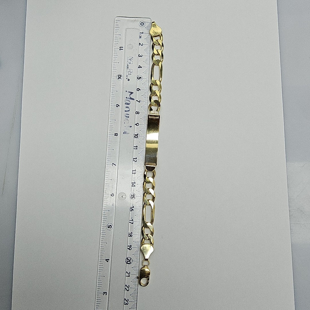 PULSERA ESCLAVA 3X1 14K 21 CM 28.6 GR (NUEVO)