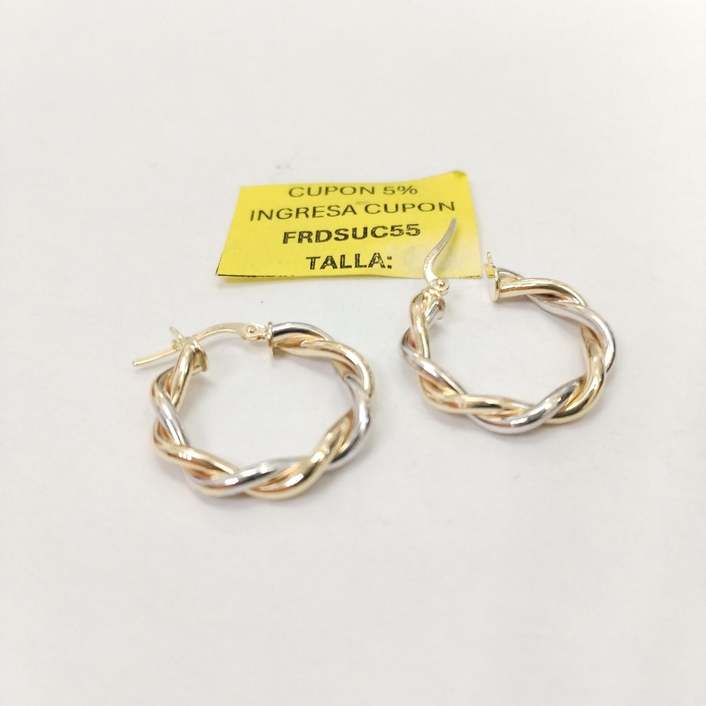 ARRACADAS PAR ORO 14 K 2,20 GRMS (SEMINUEVO)