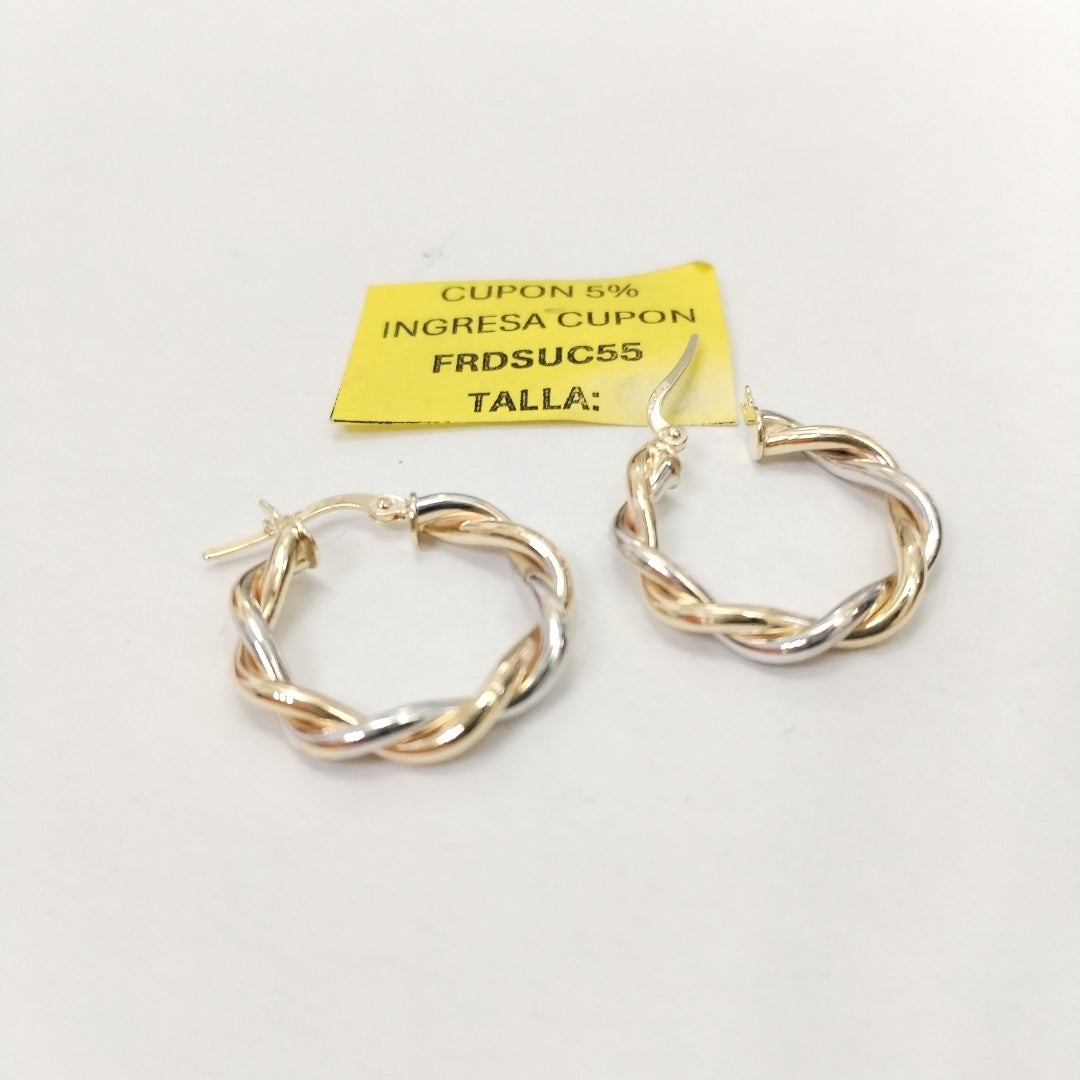 ARRACADAS PAR ORO 14 K 2,20 GRMS (SEMINUEVO)