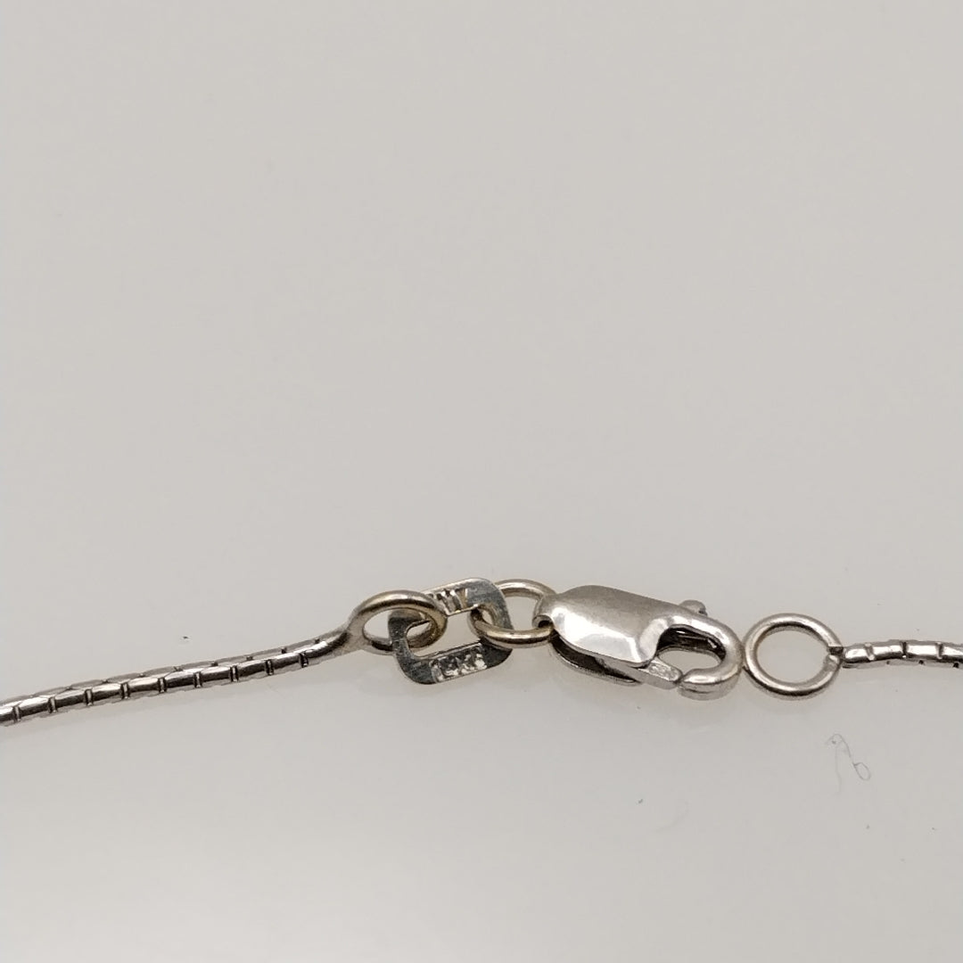 PULSERA ORO BLANCO 14 K 1,90 GRMS (SEMINUEVO)