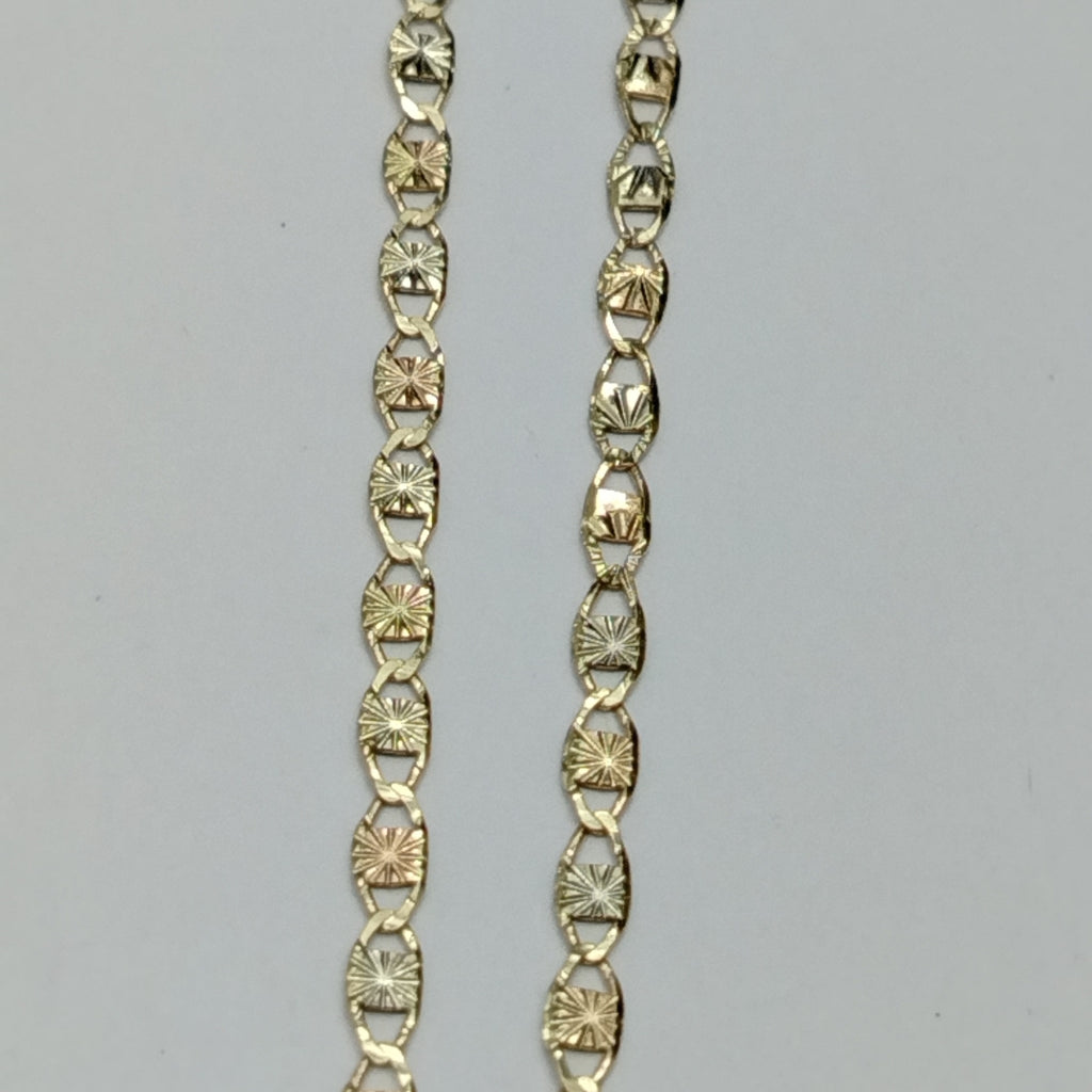 CADENAS TEJIDO GUCHI ORO 10K 45 CM 2.3 GR (NUEVO)