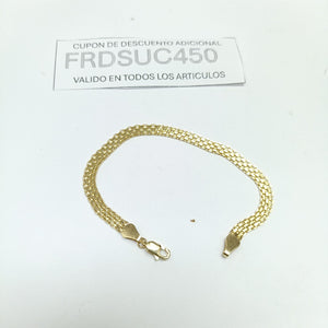 PULSERA ESPECIAL 14K 18 CM 4.4 GR (NUEVO)