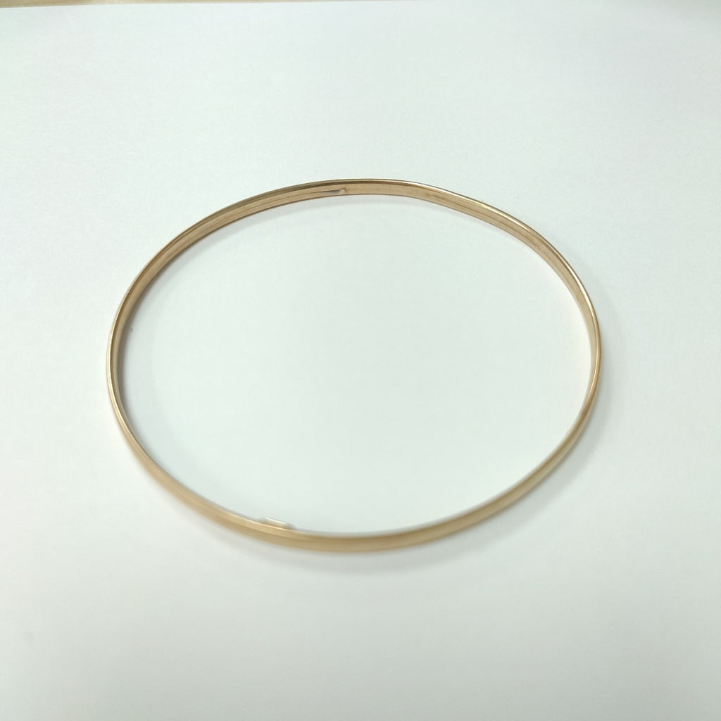 PULSERA RIGIDA ORO 14 K 4.6 GRMS (SEMINUEVO)