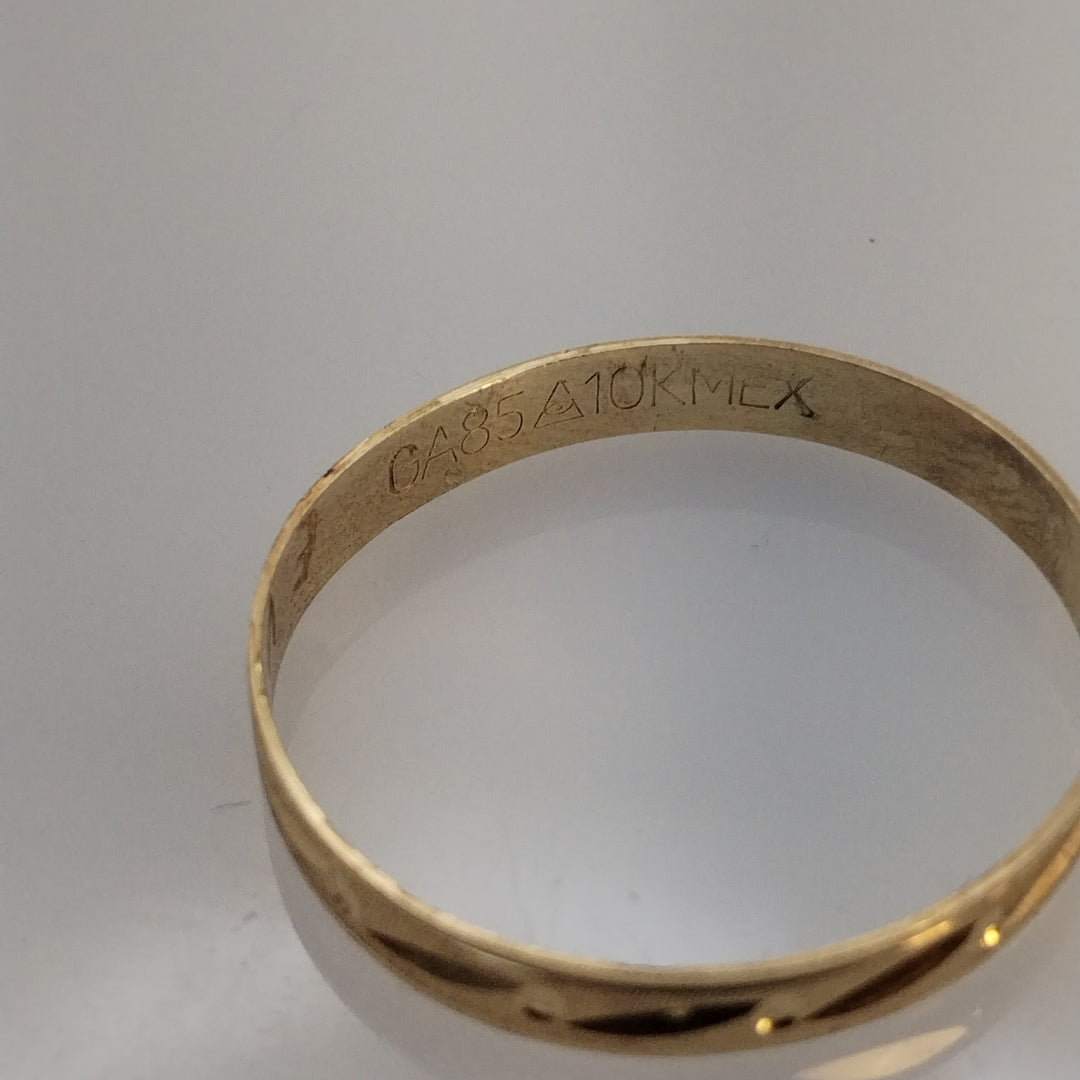 ARGOLLA ORO 10 K 1.2 GRMS (SEMINUEVO)