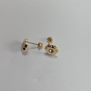 BROQUELES BROQUEL FIG FLOR C CIRCONIA 14K 0.2581 GR (NUEVO)