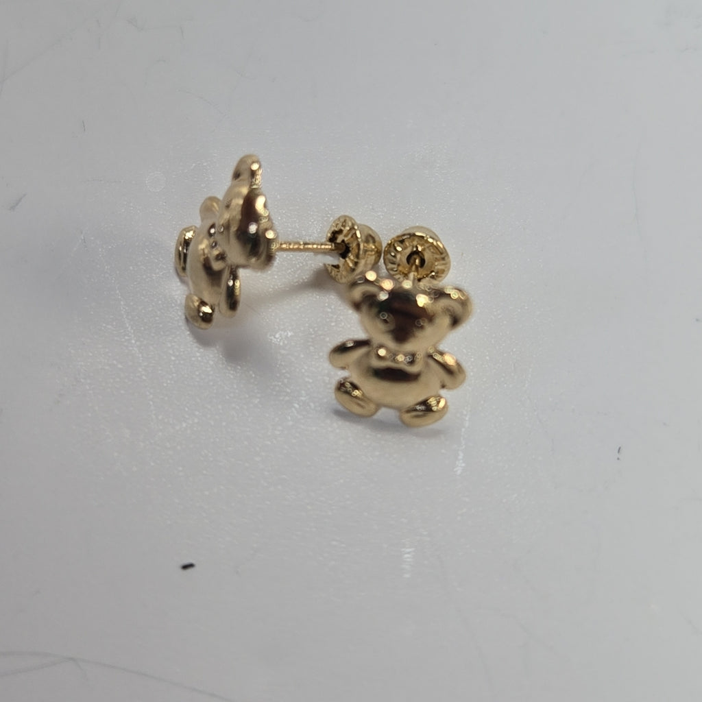 BROQUELES BROQUEL FIG OSO 14K 0.2592 GR (NUEVO)