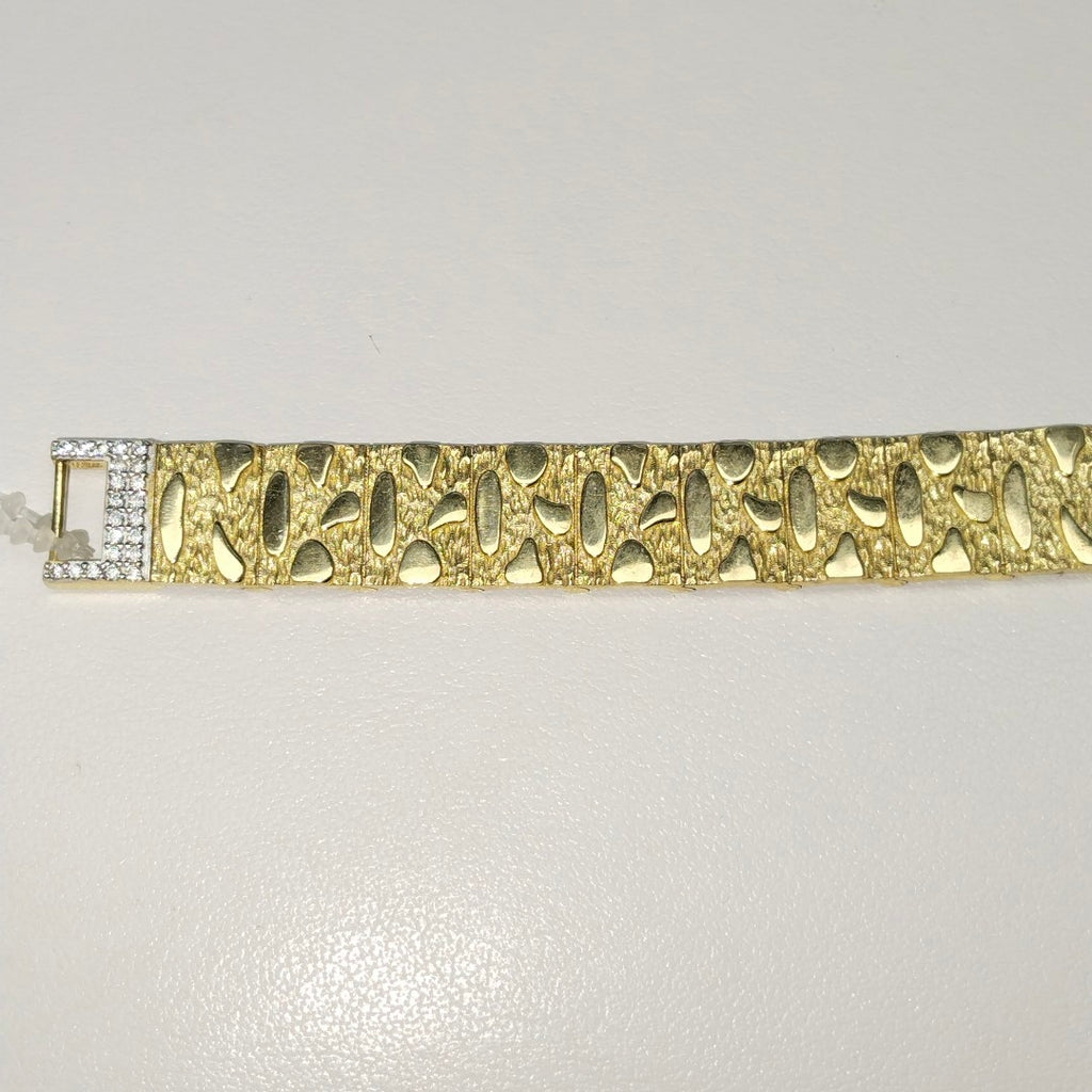 PULSERAS CABALLERO ORO 10K 13.7 (NUEVO)