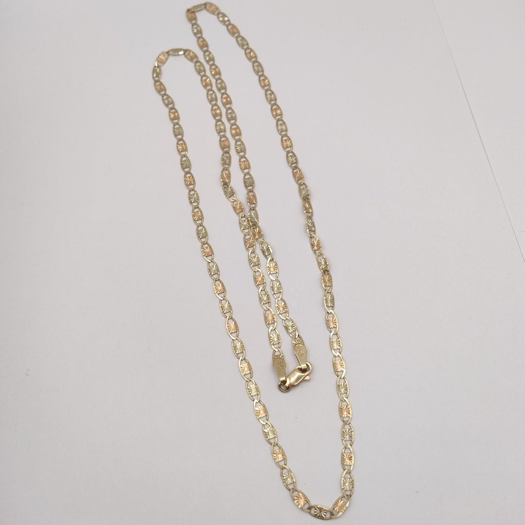 CADENA ORO, ORO COMBINADO 10 K 7 GRMS (SEMINUEVO)