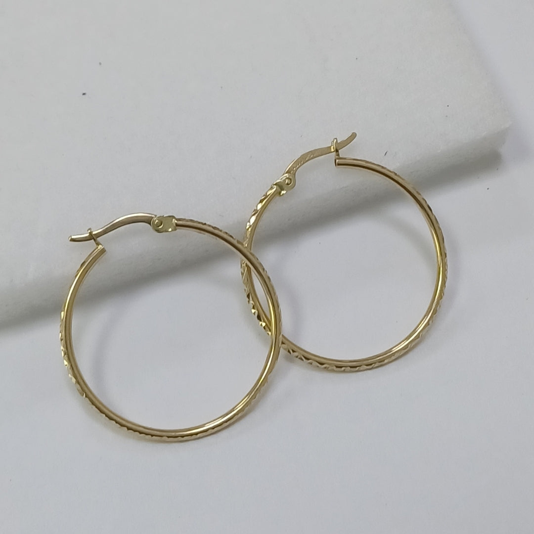 ARRACADAS PAR ORO 14 K 1,80 GRMS (SEMINUEVO)