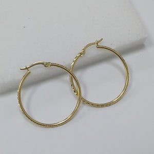ARRACADAS PAR ORO 14 K 1,80 GRMS (SEMINUEVO)