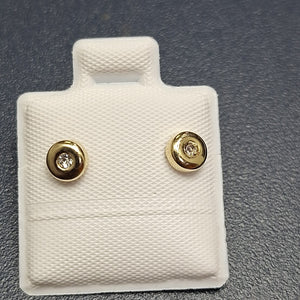 BROQUELES BROQUEL C CIRCONIA 14K 0.27 GR (NUEVO)