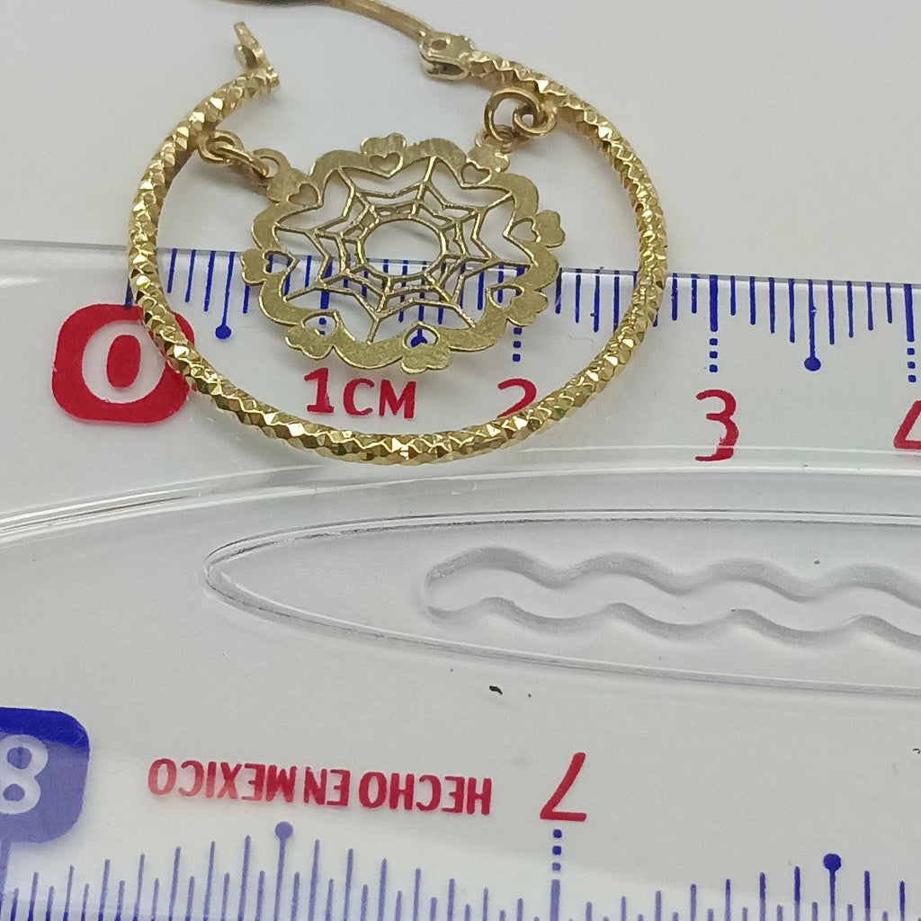 ARRACADAS PAR ORO 10 K 3.3 GRMS (SEMINUEVO)