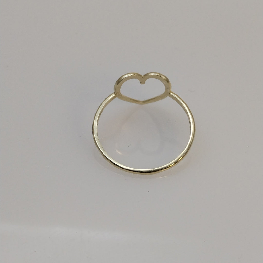 ANILLOS ANILLITO FIG CORAZON 10K TALLA 7 0.8 GR (NUEVO)