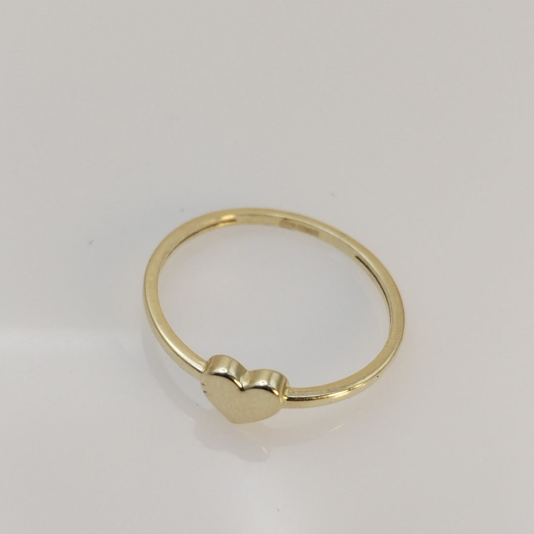 ANILLOS ANILLITO FIG CORAZON 10K TALLA 9 1.2 GR (NUEVO)