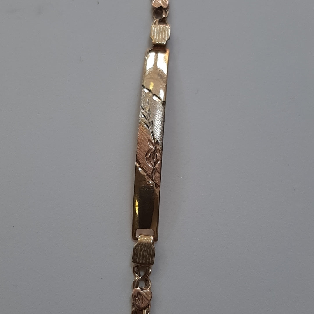 ESCLAVA ORO COMBINADO 10 K 4,70 GRMS (SEMINUEVO)
