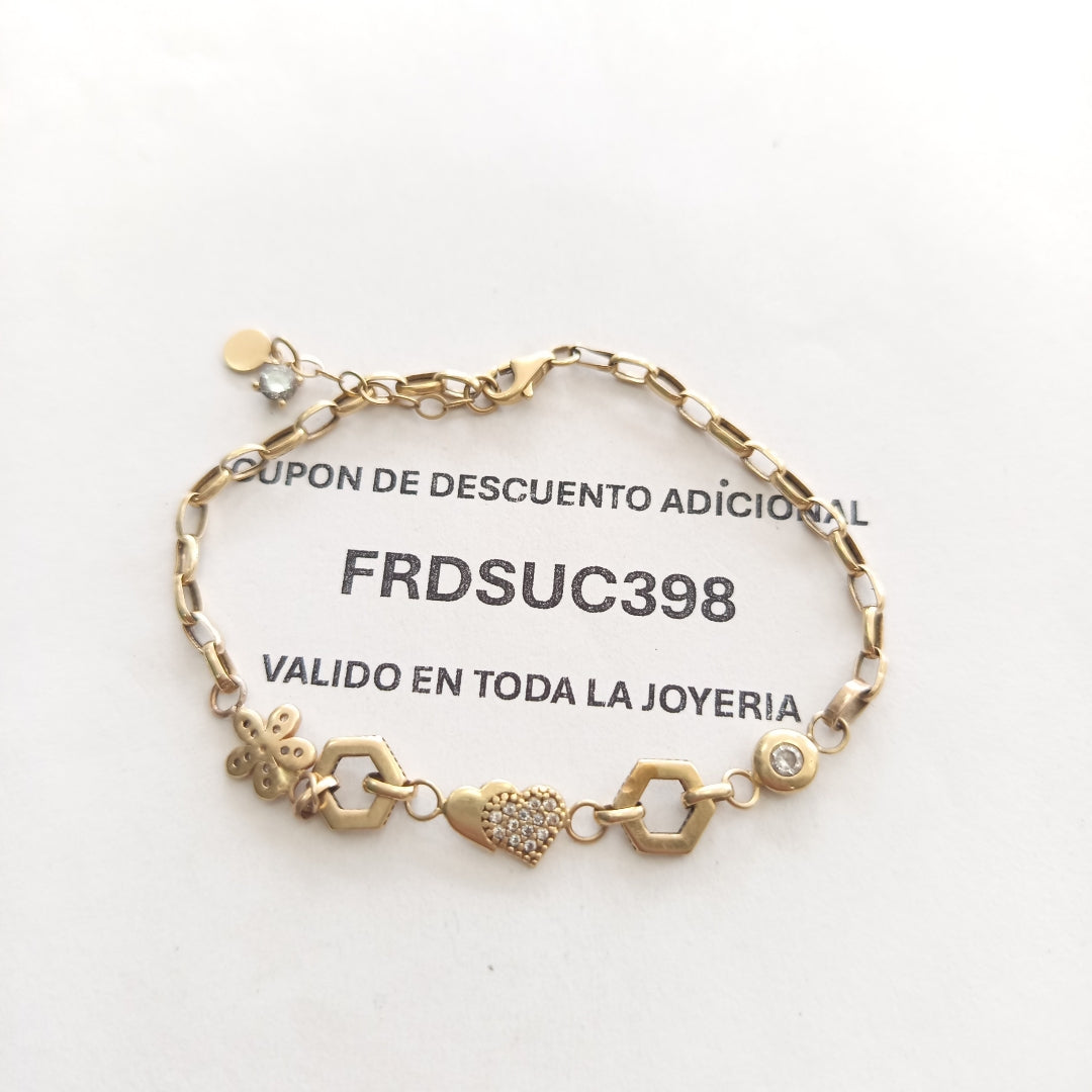 PULSERA ORO 14 K 4.1 GRMS (SEMINUEVO)