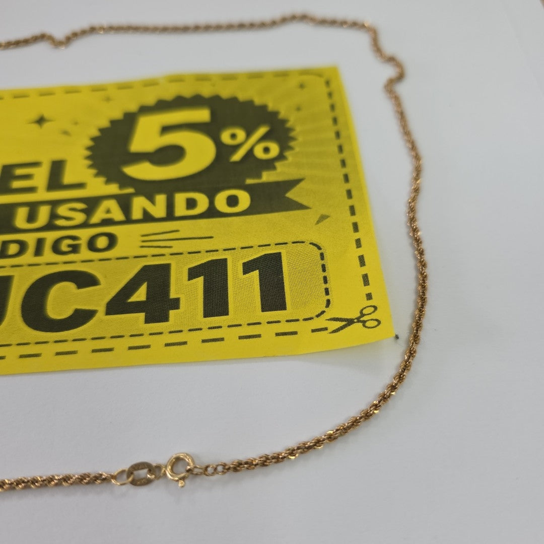 CADENA ORO 14 K 3,00 GRMS (SEMINUEVO)