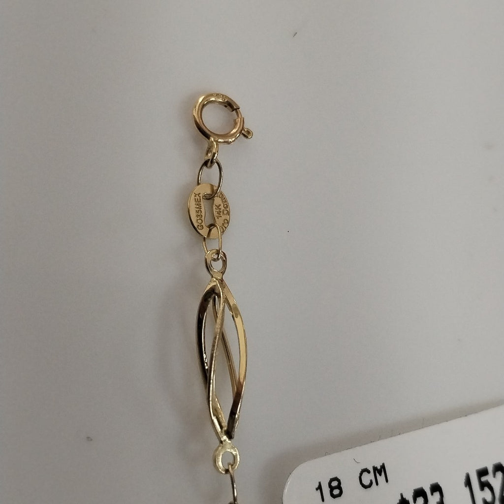 PULSERA ESPECIAL 14K 18 CM 2.1 GR (NUEVO)