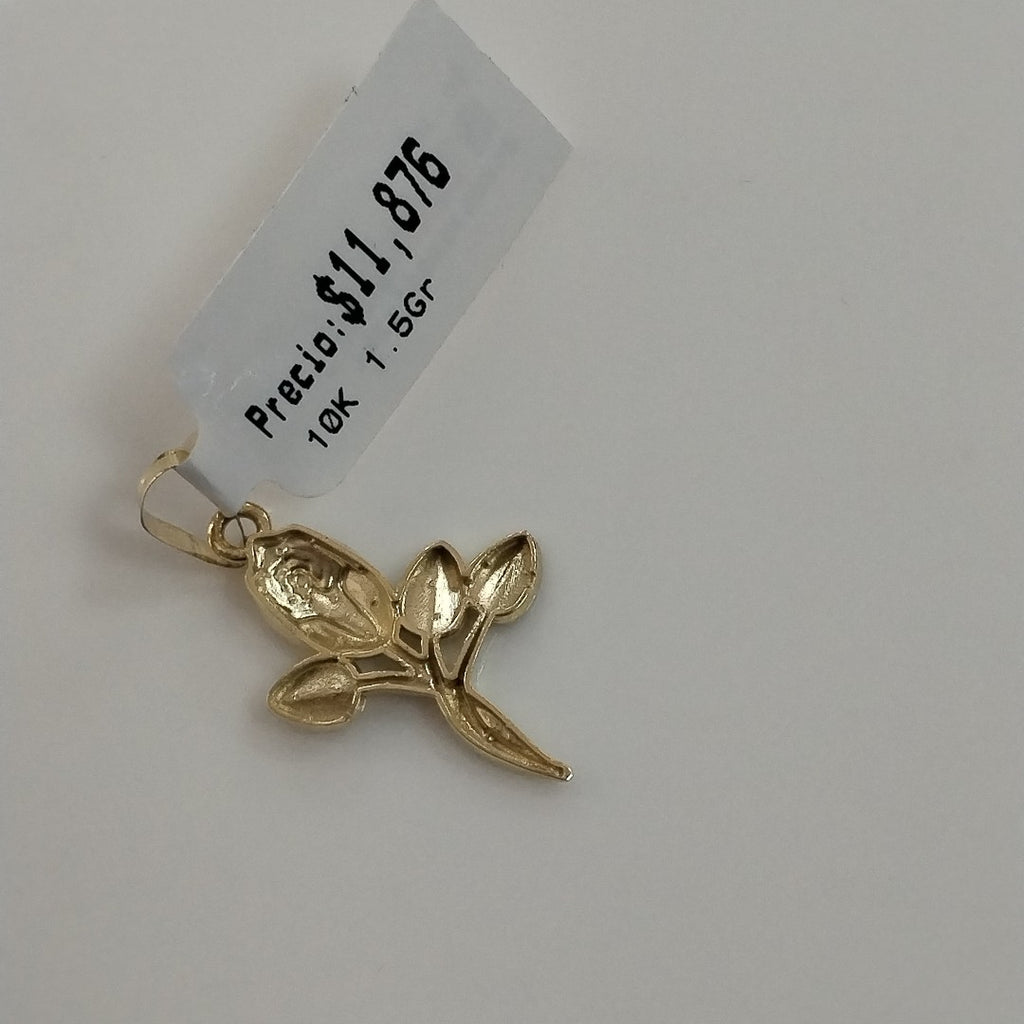 DIJE ROSA 10K 1.5 GR (NUEVO)