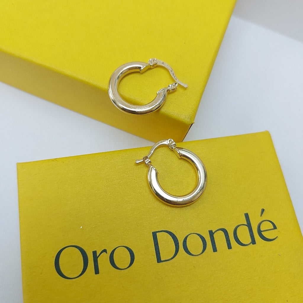 ARETES ARRACADAS 14K 1.6 GR (NUEVO)