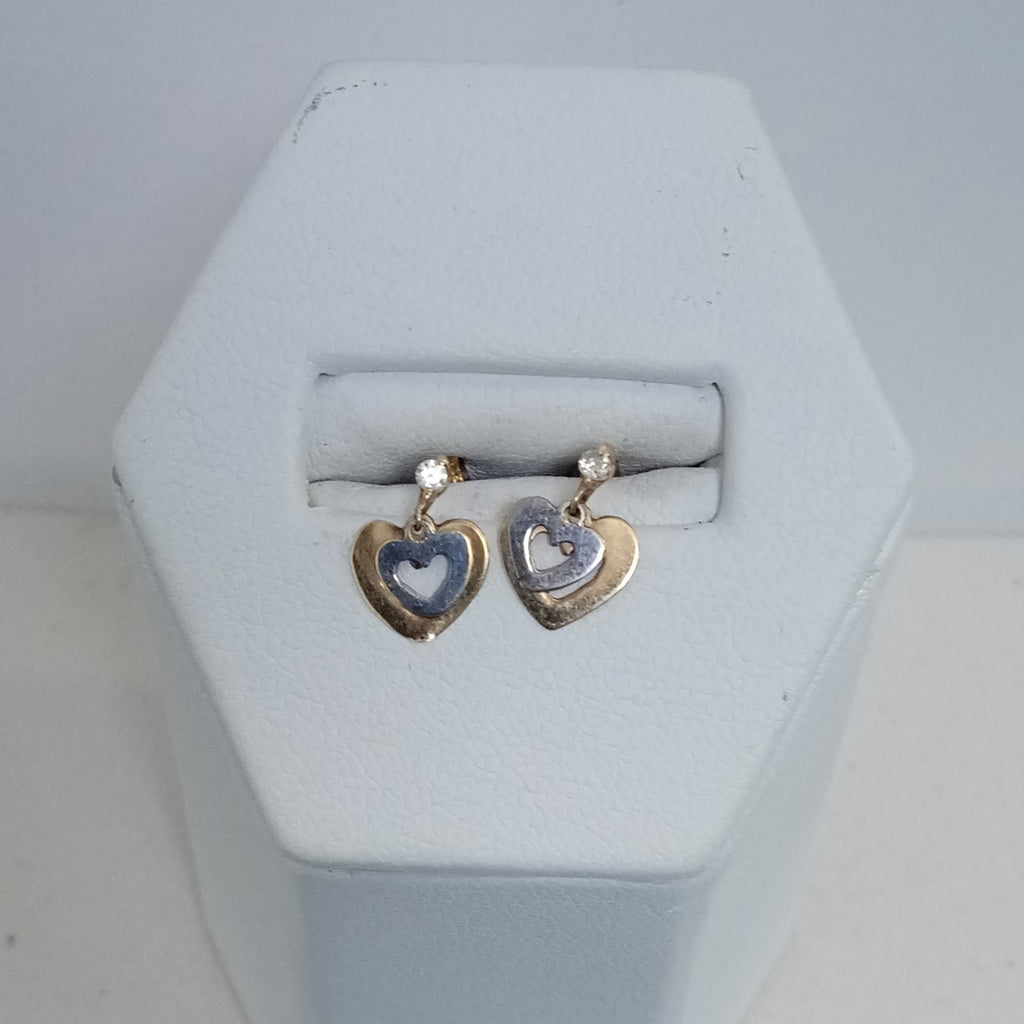 BROQUELES PAR ORO 14 K 0,60 GRMS (SEMINUEVO)