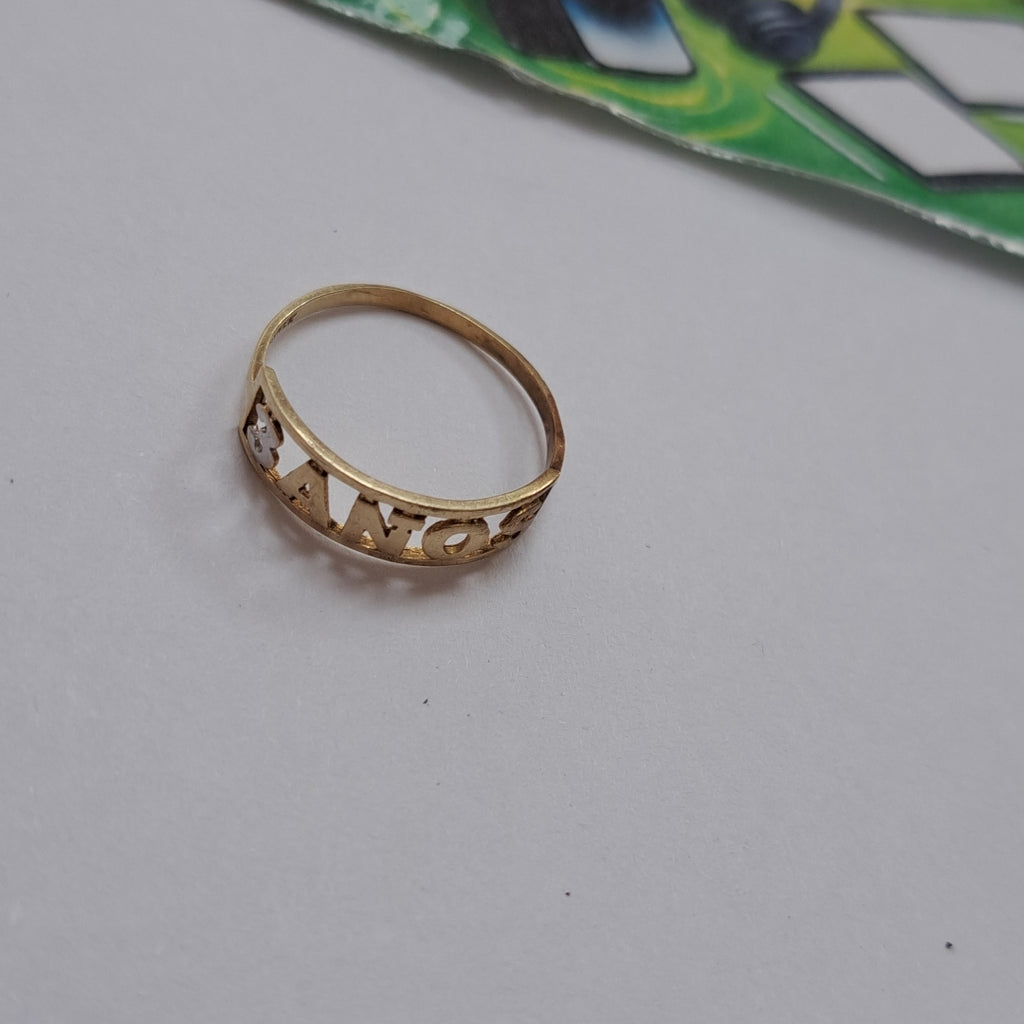 ANILLITO ORO 10 K 0.7 GRMS (SEMINUEVO)