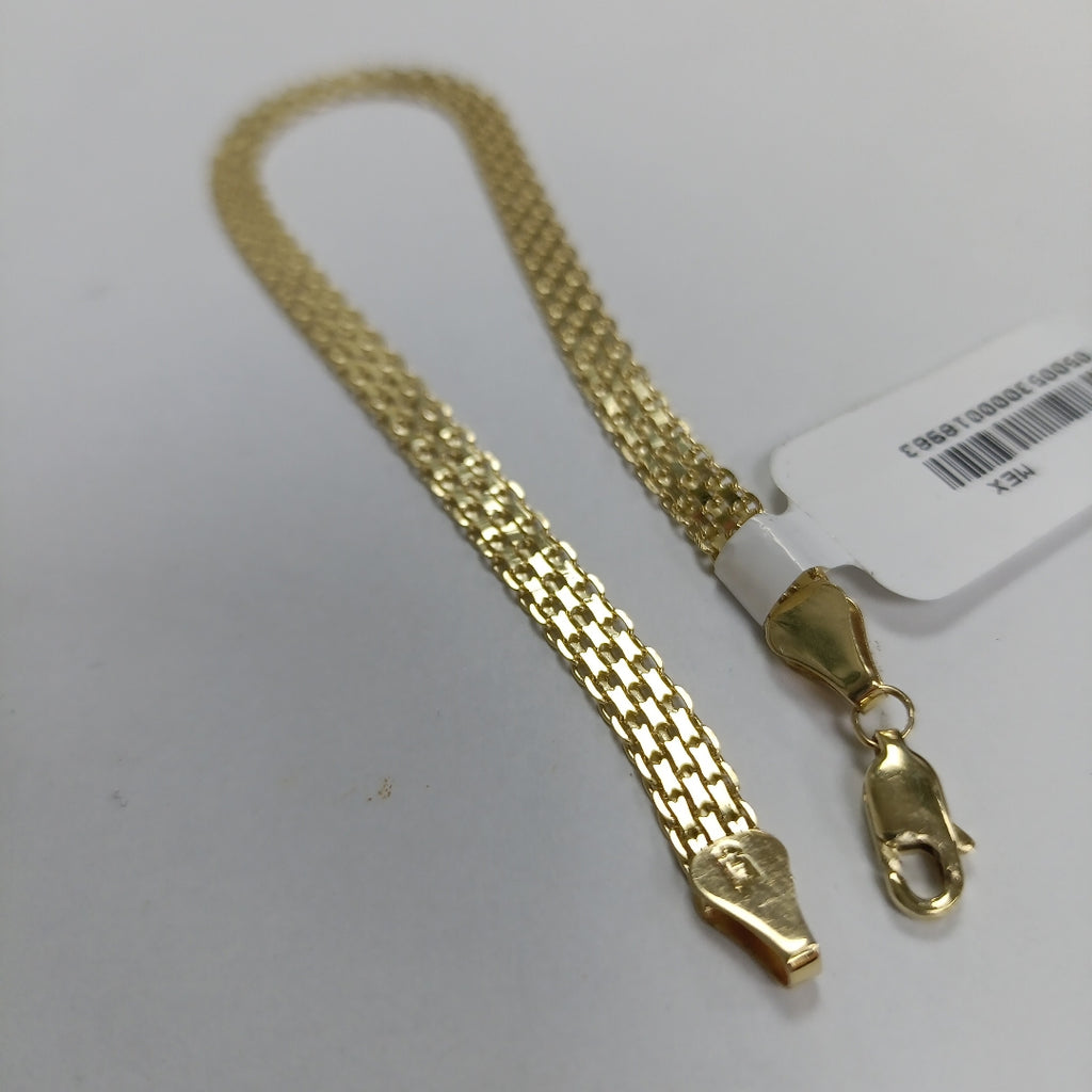 PULSERA ESPECIAL 14K 21 CM 5 GR (NUEVO)