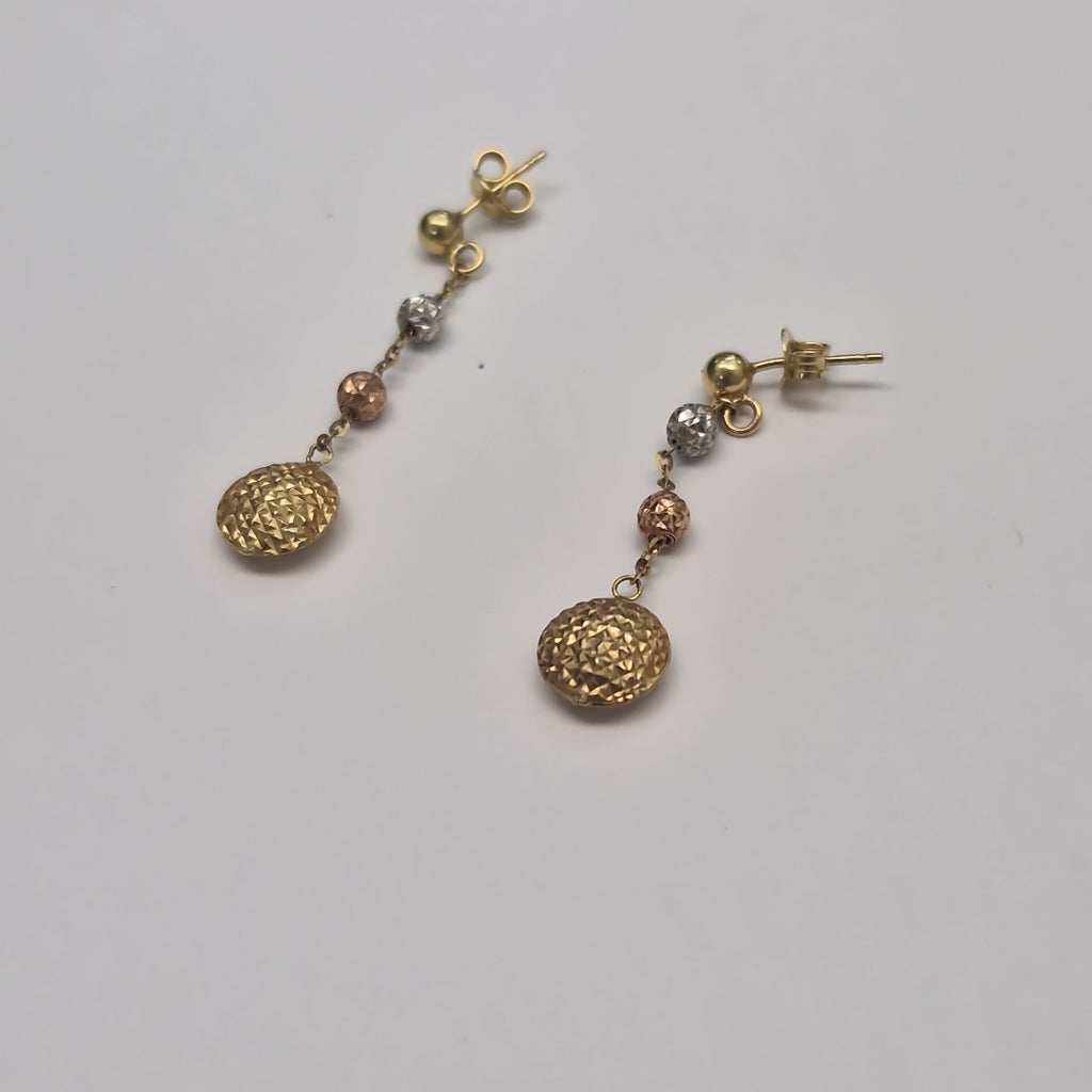ARETES PAR ORO 10 K 2,10 GRMS (SEMINUEVO)