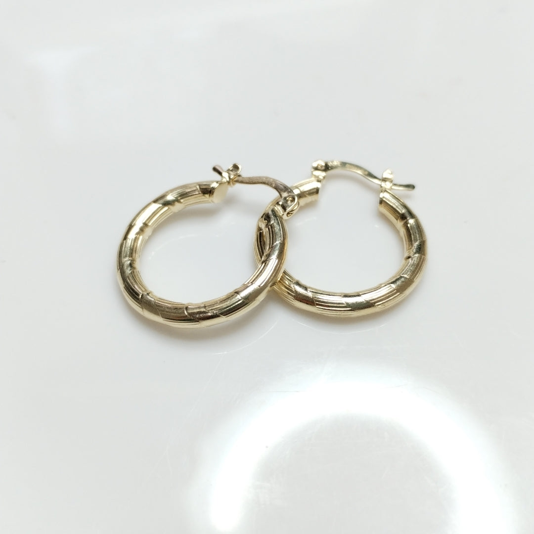 ARETES ARRACADAS 14K 2.7 GR (NUEVO)