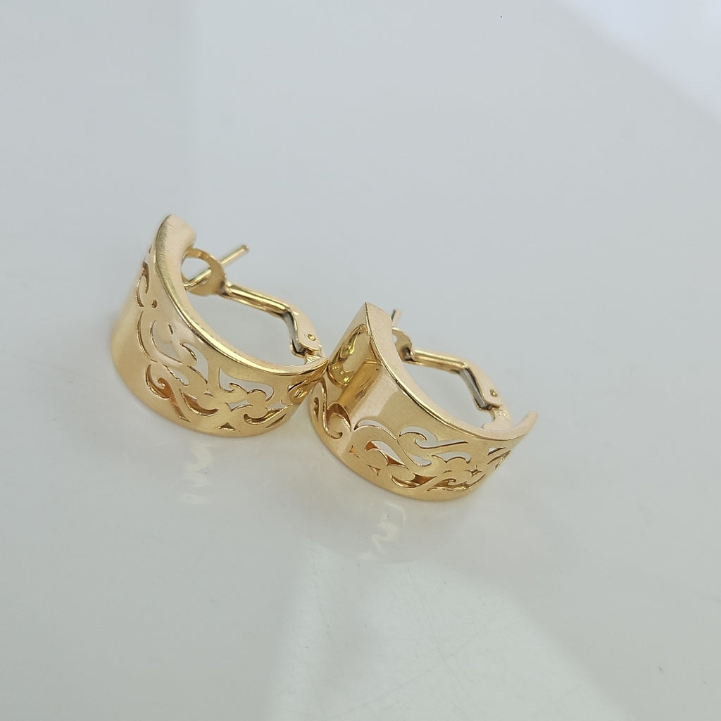 ARETES PAR ORO 14 K 5.1 GRMS (SEMINUEVO)