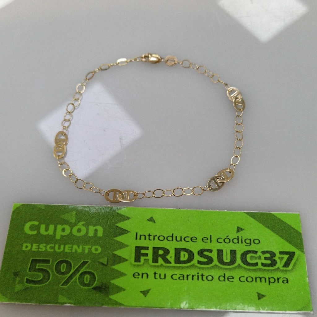 PULSERA ESPECIAL 14K 21 CM 1.8 GR (NUEVO)
