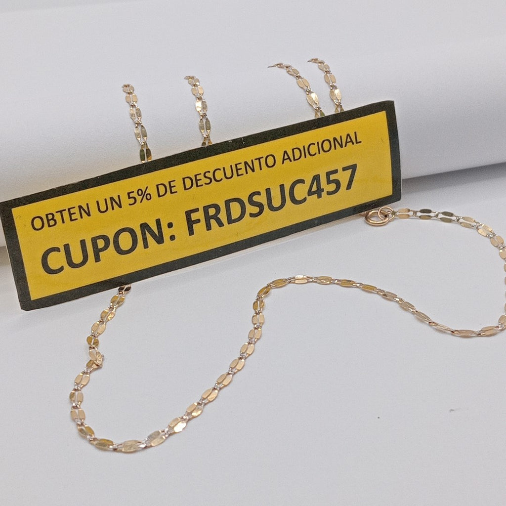 CADENA ORO 14 K 1.9 GRMS (SEMINUEVO)