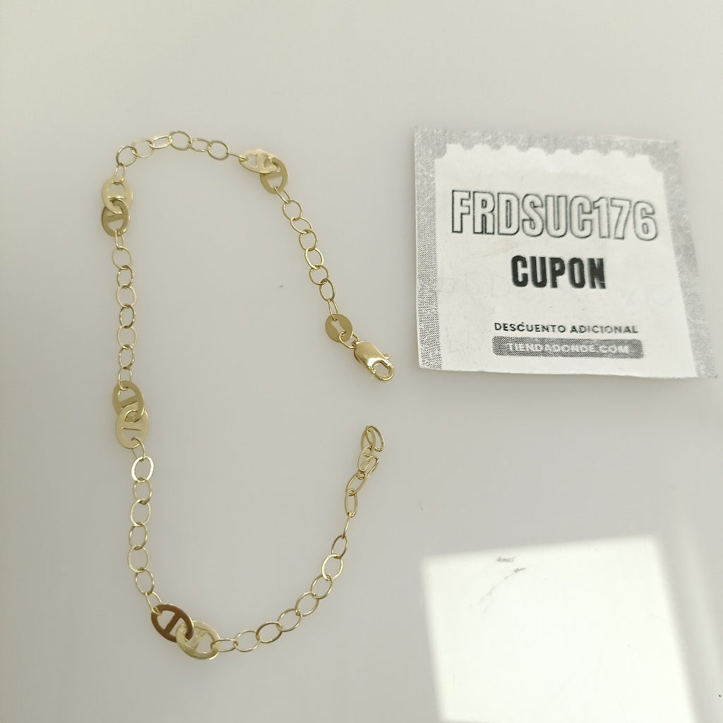 PULSERA ESPECIAL 14K 21 CM 1.9 GR (NUEVO)