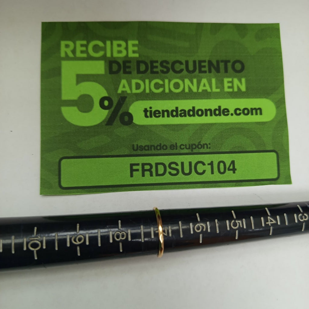 ARGOLLA ORO 10 K 1,00 GRMS (SEMINUEVO)