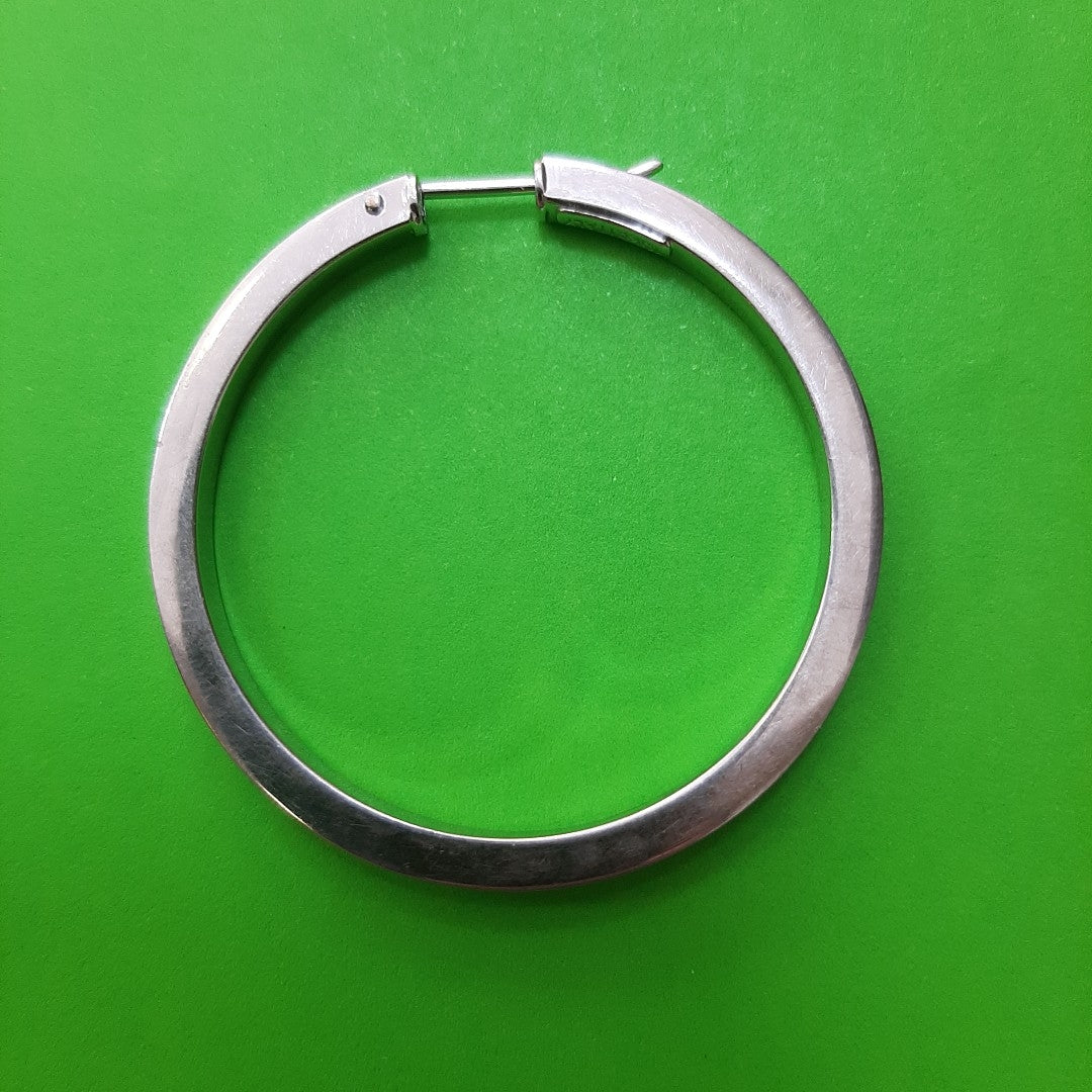 ARRACADAS PAR ORO,ORO BLANCO 10 K 5,60 GRMS (SEMINUEVO)