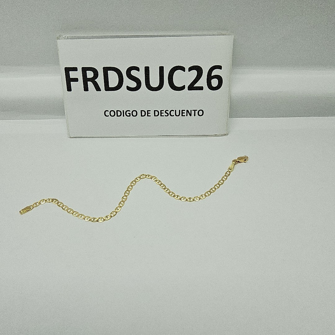PULSERA GUCHI 14K 18 CM 2 GR (NUEVO)