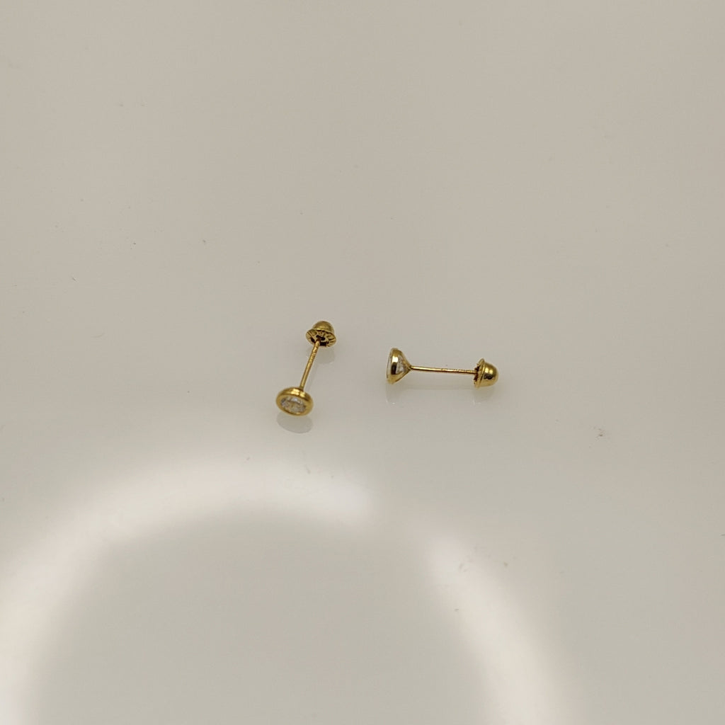 BROQUELES BROQUEL C CIRCONIA 14K 0.1501 GR (NUEVO)